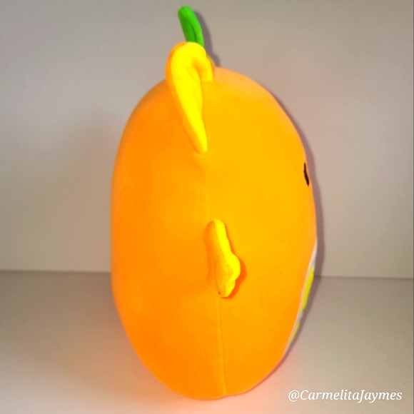 BARNET 🦇 Blacklight Orange Fruit Bat Original Squishmallow by Kelly Toy - Picture 6 of 8